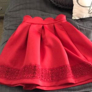 Beautiful red skirt great from the holidays